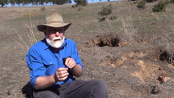 Tunnel erosion in South West Western Australia