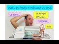 BOLSO DE MANO Y PAÑALERA DE VIAJE😱PAPA EN APUROS😍2X1 ❤️DE PAPEL😮DE FIESTA DIY COMO HACER TUTORIAL