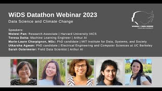 WiDS Datathon 2023 Climate Change Webinar