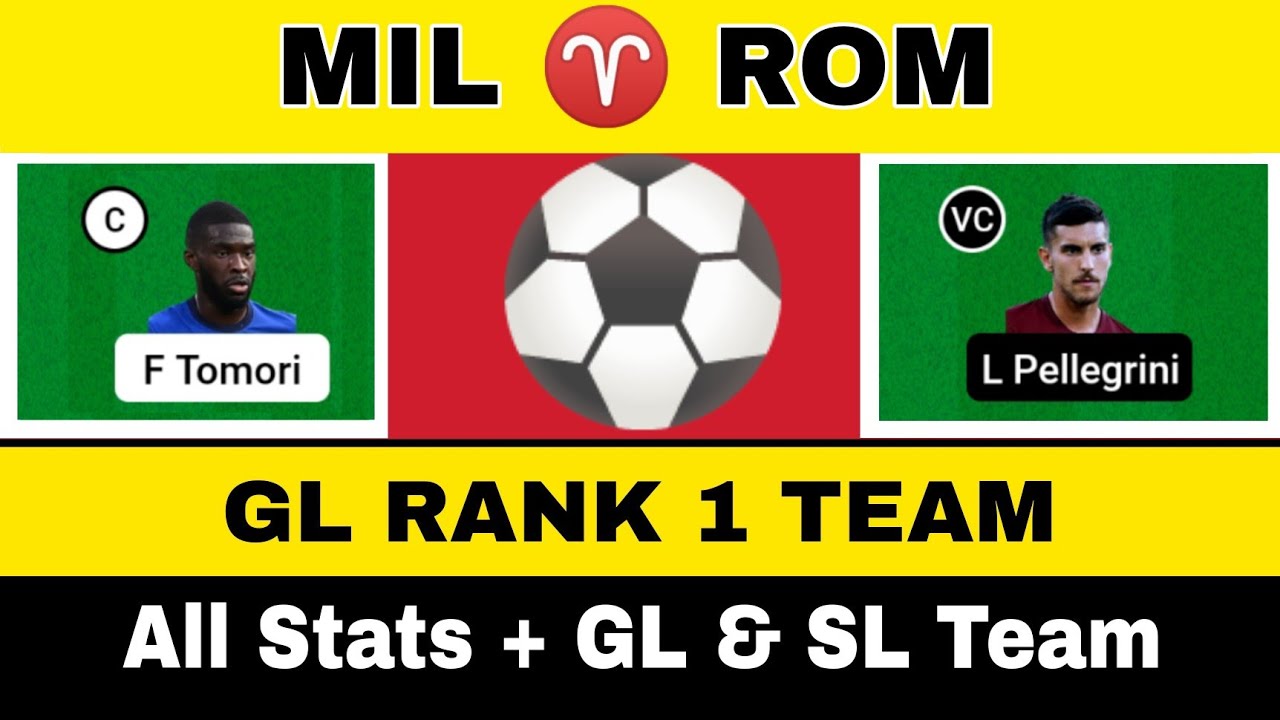 MIL vs ROM Dream11 Team | MIL vs ROM Dream11 Prediction | MIL vs ROM Dream11 Football Team Today