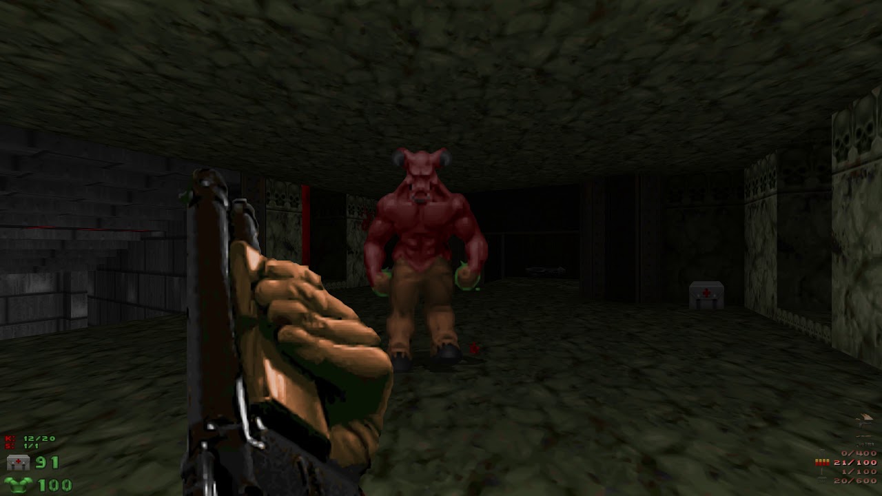 Doom: The Ultimate NMD - E2M8 Hellbound - All Secrets UHD 4K games people play