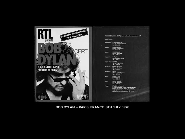bob dylan world tour 1978 (ツアーポスター送料込み） bob dylan world tour 1978 (ツアーポスター送料込み）