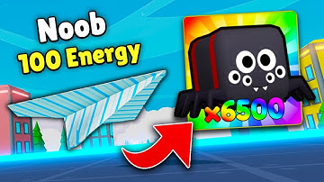 Starting Over as NOOB with STRONGEST PET in Plane Training! (Roblox)