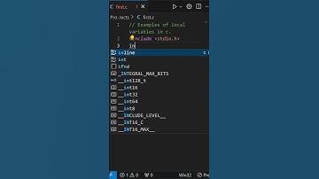 Variables in C.         1. Local Variables      #viral #shorts #short