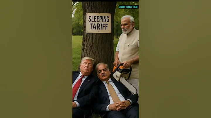 Modi Cuts  the Tariff Tree While Trump and Shabaz Sleeps | Political Satire  #funny #politicalhumor