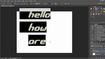 Adobe Photoshop CS6 part 7 Hindi/Urdu text and direct selection