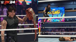 WWE 2K24: Dirty Dominik Mysterio New Champion Animations, Signatures, Finishers & More