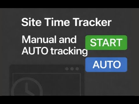 Site Time Tracker video preview 2