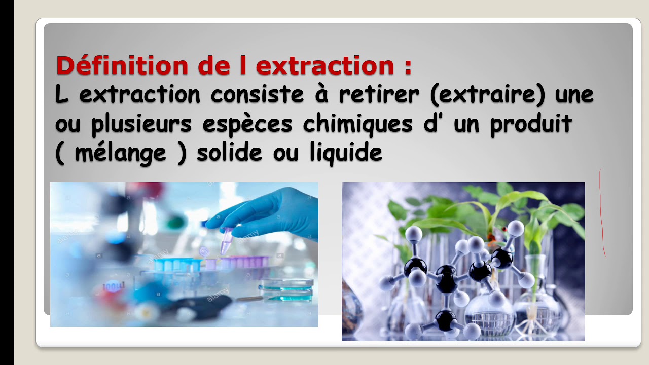 Cours Extraction,séparation et identification d'espèces chimiques