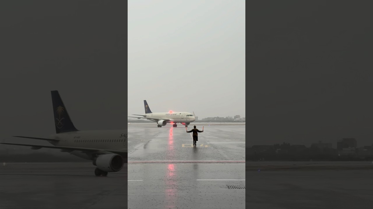 أمطار مطار جازان في أغسطس #fyp #aviation #shorts #جازان