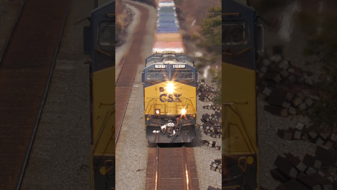 B&O HERITAGE UNIT RACES SOUTH ON I031! 