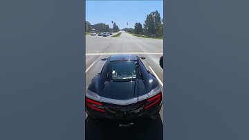 Acura NSX SECRET weapon in a race 😏