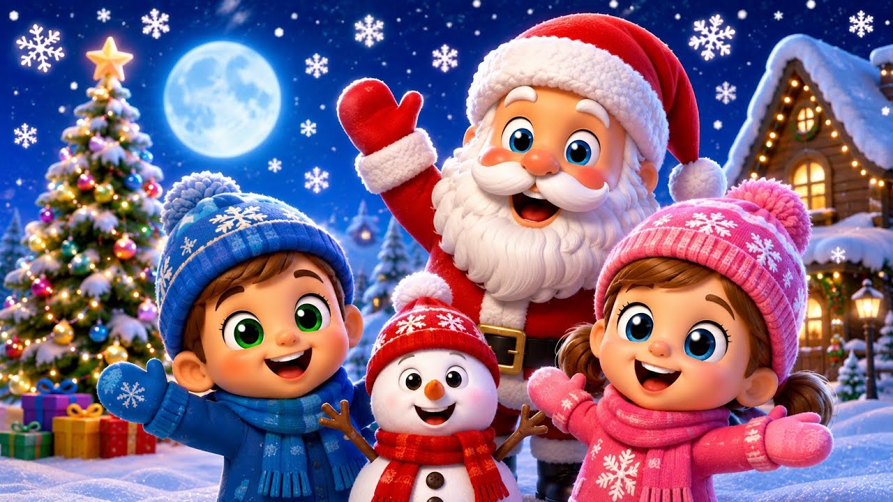 Jingle Little Snowflakes ️ | Fun Christmas Carol for Kids🎄| Santa ...