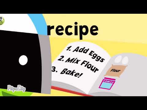 PBS Kids Word Of the Week: Recipe