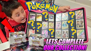 OUR ENTIRE POKEMON CARDS COLLECTION BINDER OF REBEL CLASH! Opening New Booster Boxes To Complete It