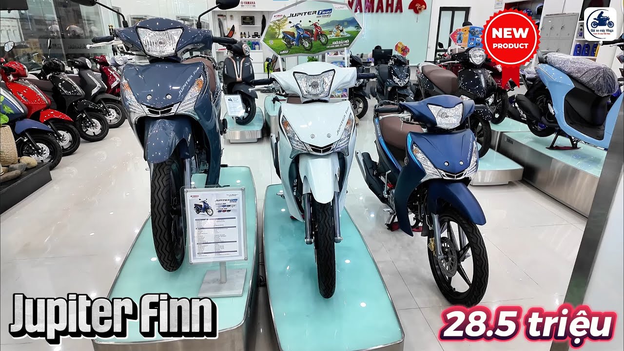 Jupiter Finn 115 FI 2025 FULL COLOR ▶ Chỉ 28.5 triệu 1 em Jupiter Finn 115 FI 2025 🔴GIÁ XE MÁY VLOGS