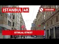 Lockdown In Istanbul City Walking Tour |Istiklal Street |6 May 2021|4k UHD 60fps