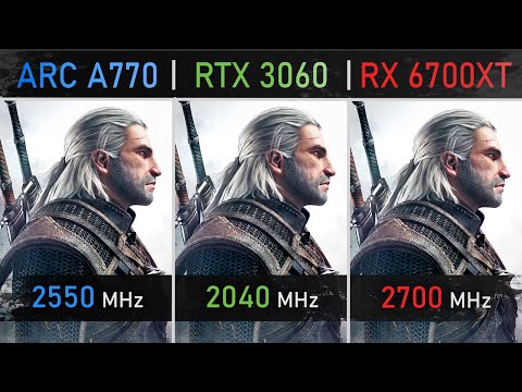 Arc A770 vs RTX 3060 vs RX 6700XT - The FULL GPU COMPARISON