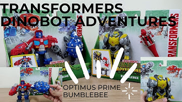 Transformers Rescue Bots Dinobot Adventures Dinobot Squad OPTIMUS AND BUMBLEBEE