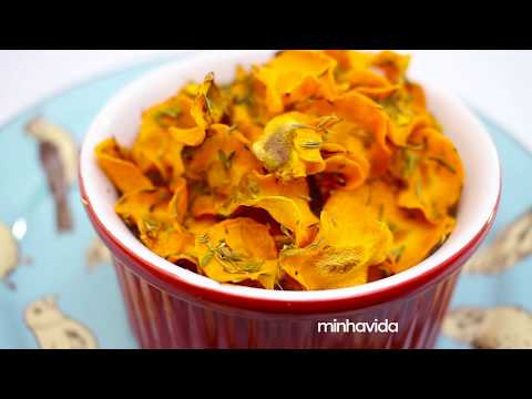 Vídeo: Como Fazer Chips De Cenoura No Forno