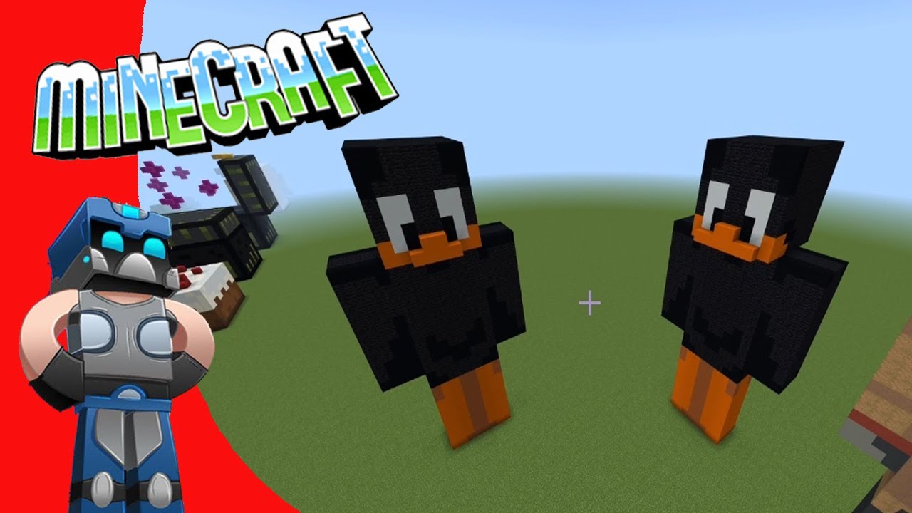 Minecraft: Como hacer Pato Lucas Skin Tutorial - YouTube