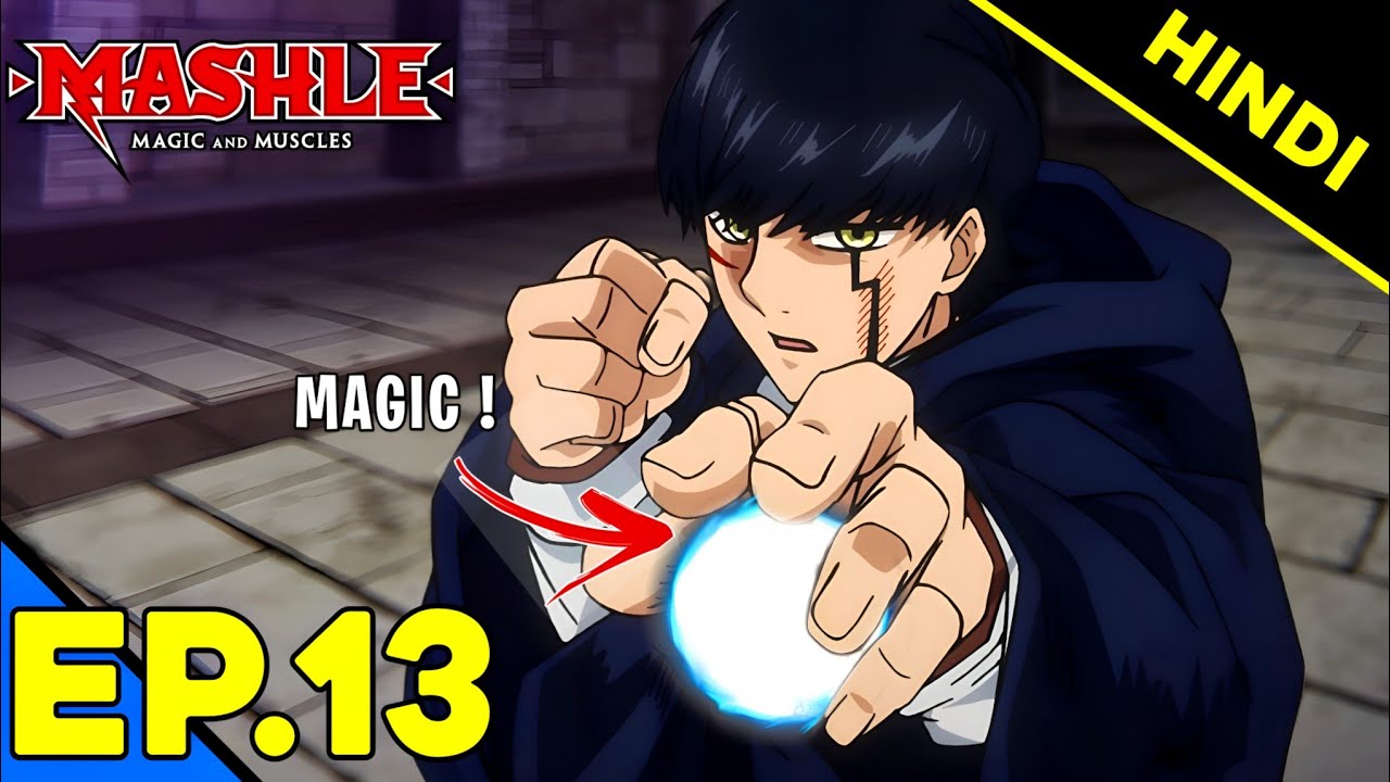 mashle magic and muscles episode 13 explained in hindi, 2023 new anime in  hindi