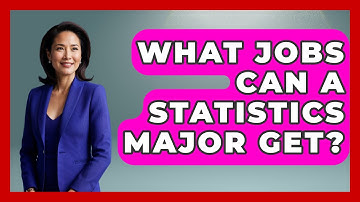 What Jobs Can A Statistics Major Get? - The Friendly Statistician