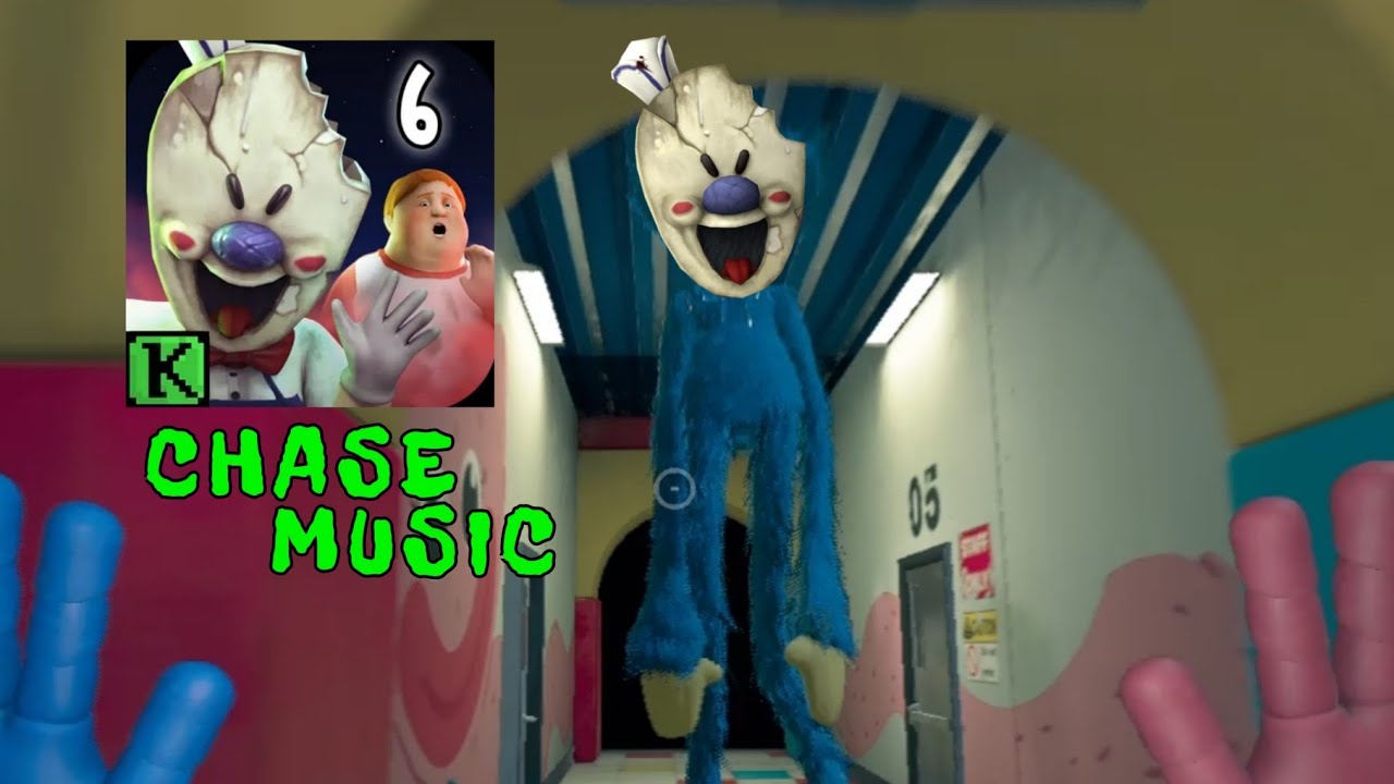 Ice Scream 6 Chase Music When Huggy Wuggy Chase Us In Poppy Playtime