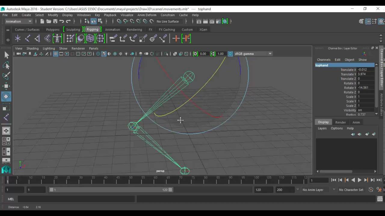 31- Maya Rigging and joints اساسيات التحريك - YouTube
