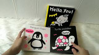 Hello, You! & Hello, Baby Animals! - A High-Contrast Board Book For Babies