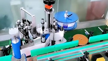 Tabletop type sticker labeling machine round bottle labeller equipment