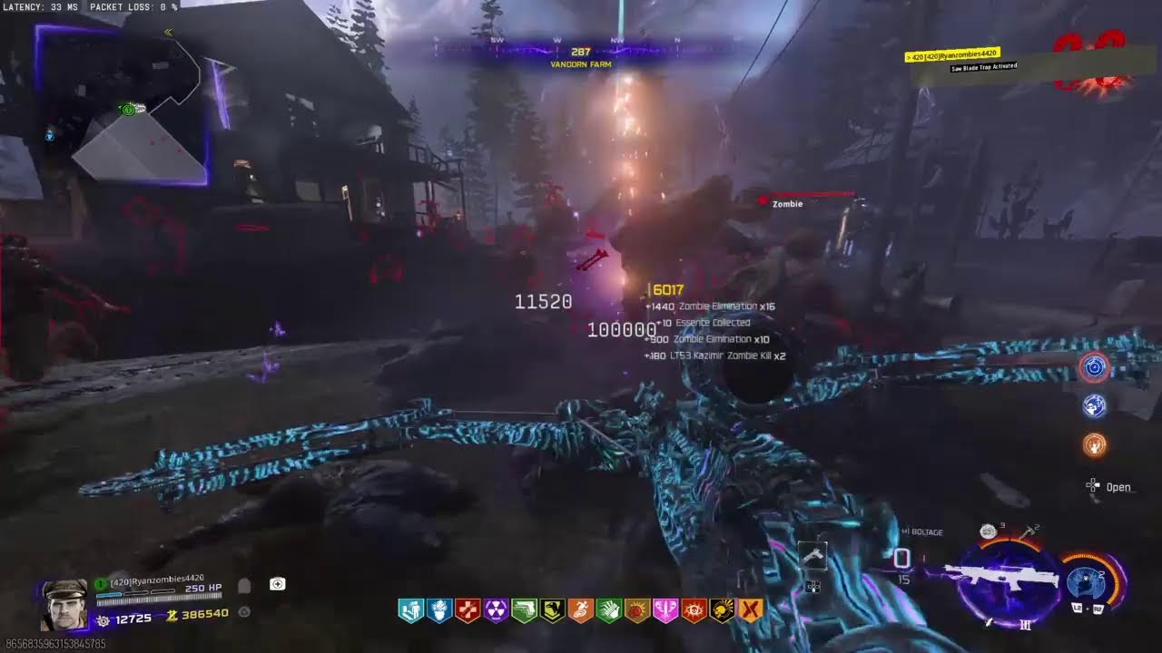 CALL OF DUTY BLACK OPS 7) VANDORN FARM) 999 GRIND p1