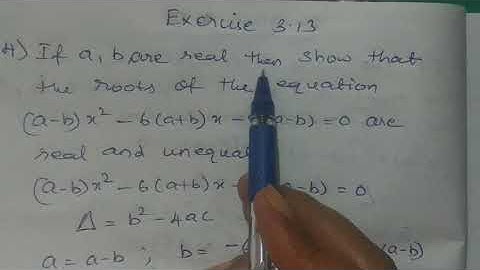 10th maths chapter- 3 Algebra| Exercise 3.13| Sum 4|