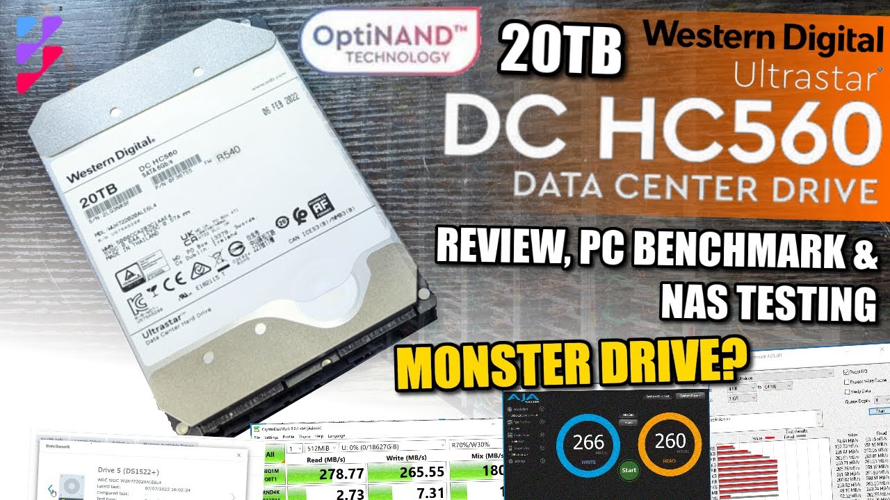WD Ultrastar DC HC560 20TB Hard Drive Review – NAS Compares