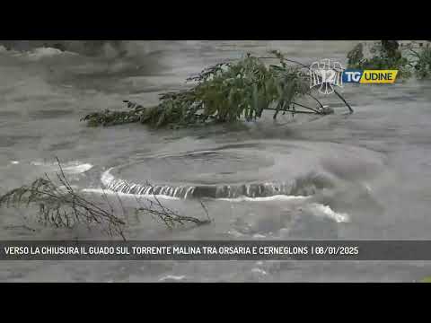 VERSO LA CHIUSURA IL GUADO SUL TORRENTE MALINA TRA ORSARIA E CERNEGLONS  | 08/01/2025
