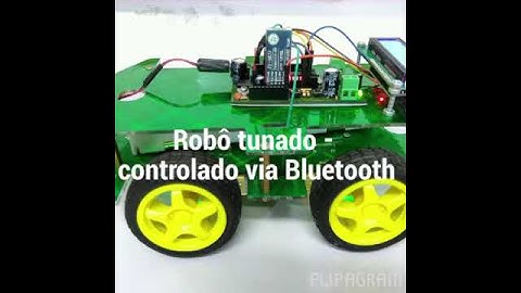 Robô tunado -  controlado via Bluetooth