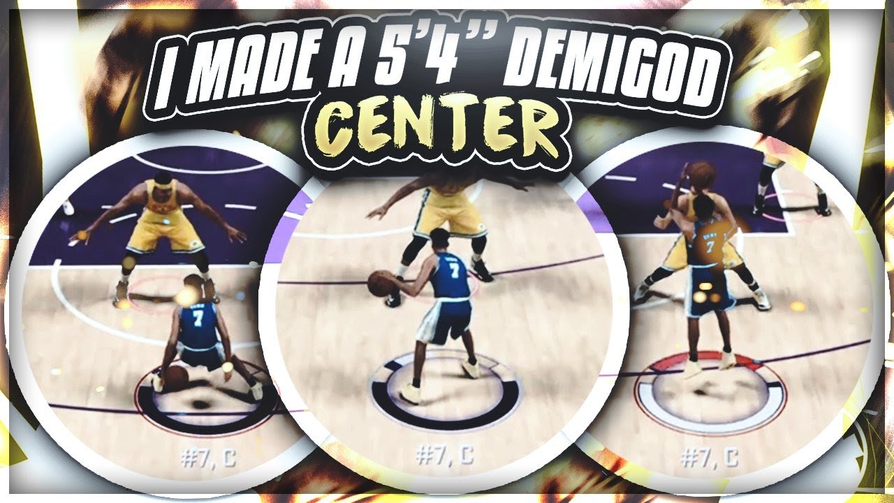 I MADE A 5'4 CENTER!! HE CAN DUNK FROM THE FREETHROW LINE?! • NBA 2K17 Demigod - I MADE A 5'4 CENTER!! HE CAN DUNK FROM THE FREETHROW LINE?! • NBA 2K17 Demigod