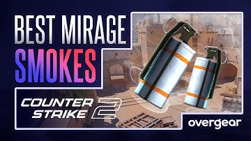 Best Mirage Smokes CS2 - Easy Lineups for A, B & Mid (2025)