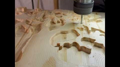 Cnc hy6040 wood worck