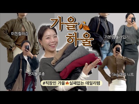 직장인 가을 하울 🍂 실패 없는 데일리템 추천