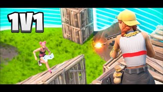 Just chilling playing Fortnite