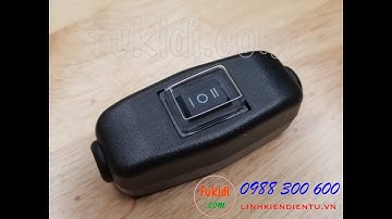 Công tắc treo dây - công tắc quả nhót, 6A250V ba cấp độ, chống thấm nước IP65 - ESW205