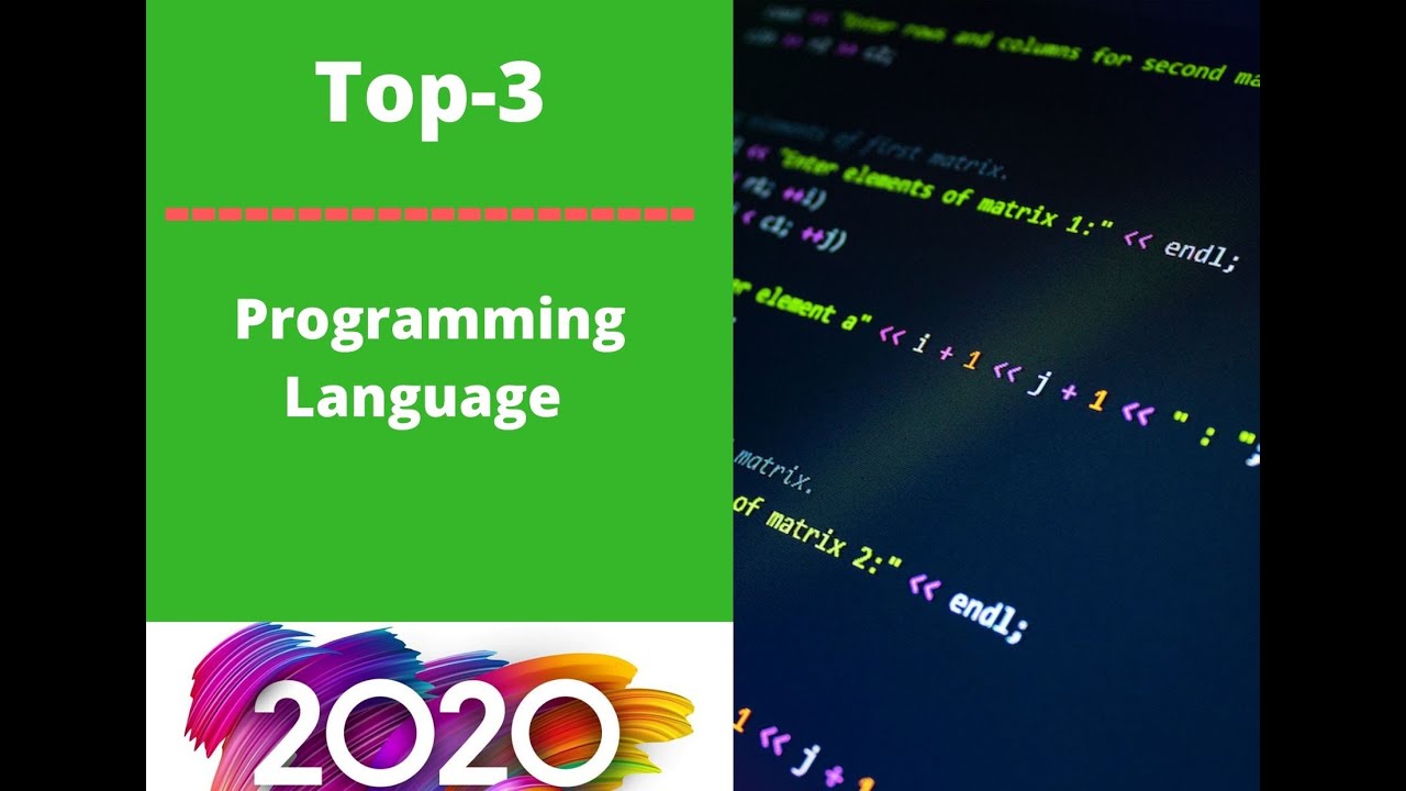 Top 3 programming language in 2020 - YouTube