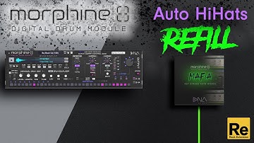 Morphine 8 Mafia Auto HiHats ReFIll Quick Preview | Rack Extensions | ReFills | Reason Studios