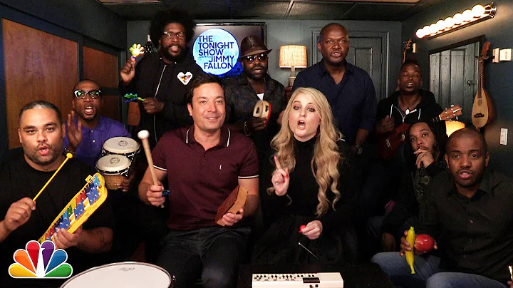 Jimmy Fallon, Meghan Trainor & The Roots Sing "All About That Bass" (w/ Classroom Instruments)