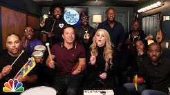 Jimmy Fallon, Meghan Trainor & The Roots Sing "All About That Bass" (w/ Classroom Instruments)  - Durasi: 2:58. 