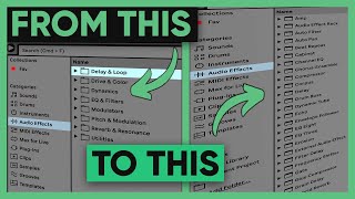 Un-group Audio Effects in the Browser | Ableton Live 11