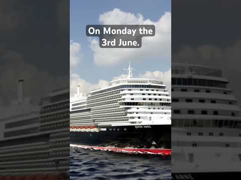 This is when Queen Anne will be christned! #shorts #cunard Video Thumbnail