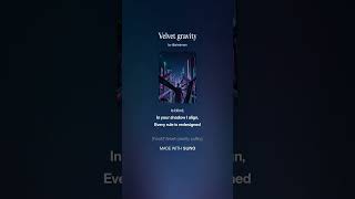 Velvet gravity - lyrics