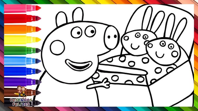 Desenholandia Pintando Desenho Peppa Pig Português Brasil